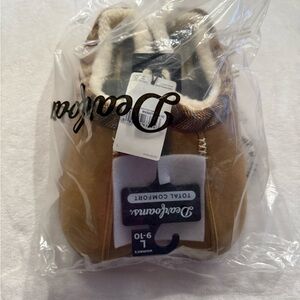 Dearforms Women’s Total Comfort Slippers Large Size 9/10 Tan NEW